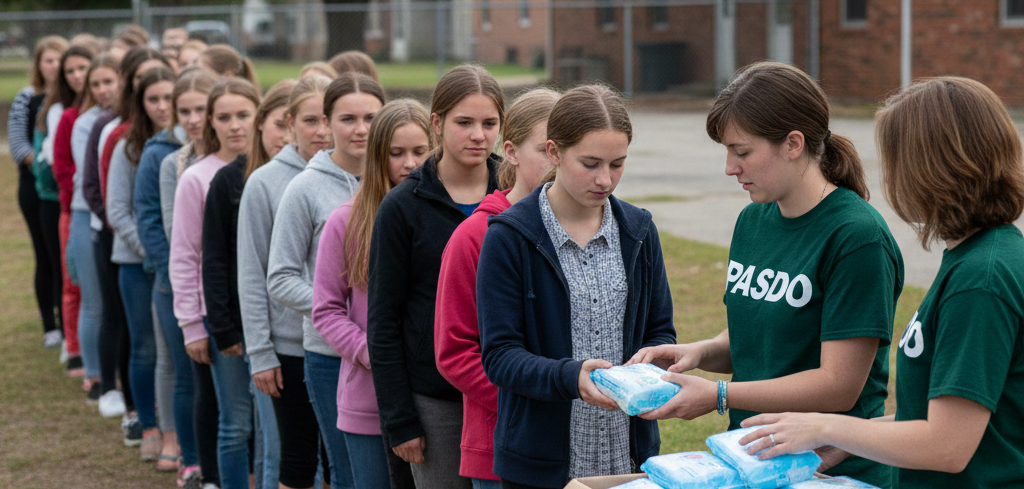 PASDO Menstrual Pads and Period Kits for Girls in Need Program